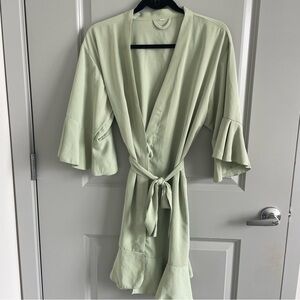 Soft Mint Women's Kimono Robe